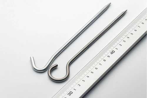 Titanium alloy tent pegs